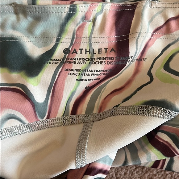 Athleta Ultimate Stash Pocket 7Inch Short -Size Medium NWOT - Picture 3 of 3